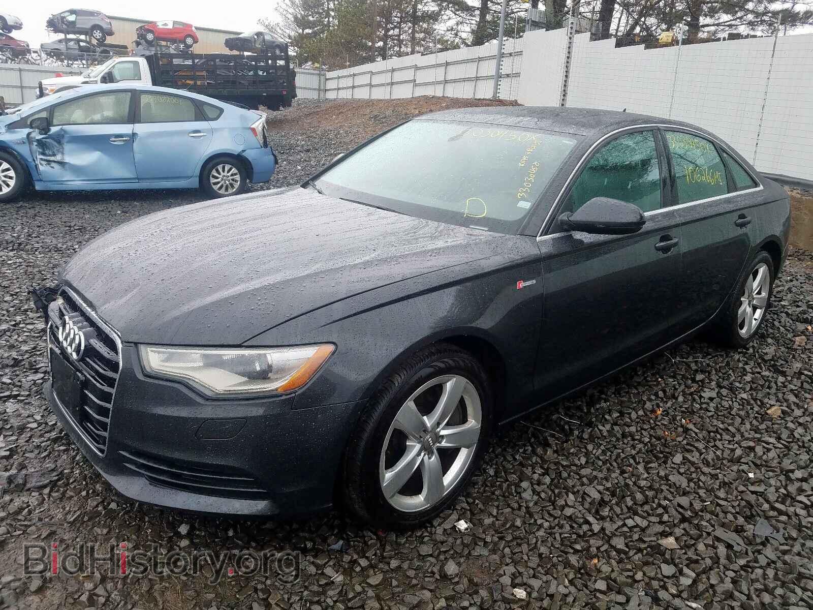 2012 AUDI A6 - VIN: WAUBGAFC7CN009794 - Фото 2