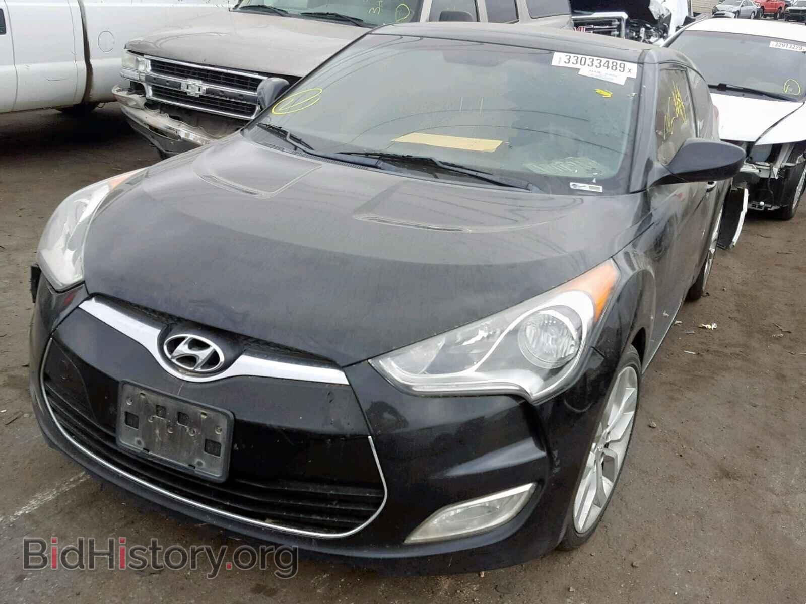 2012 HYUNDAI VELOSTER - VIN: KMHTC6AD2CU073727 - Фото 2