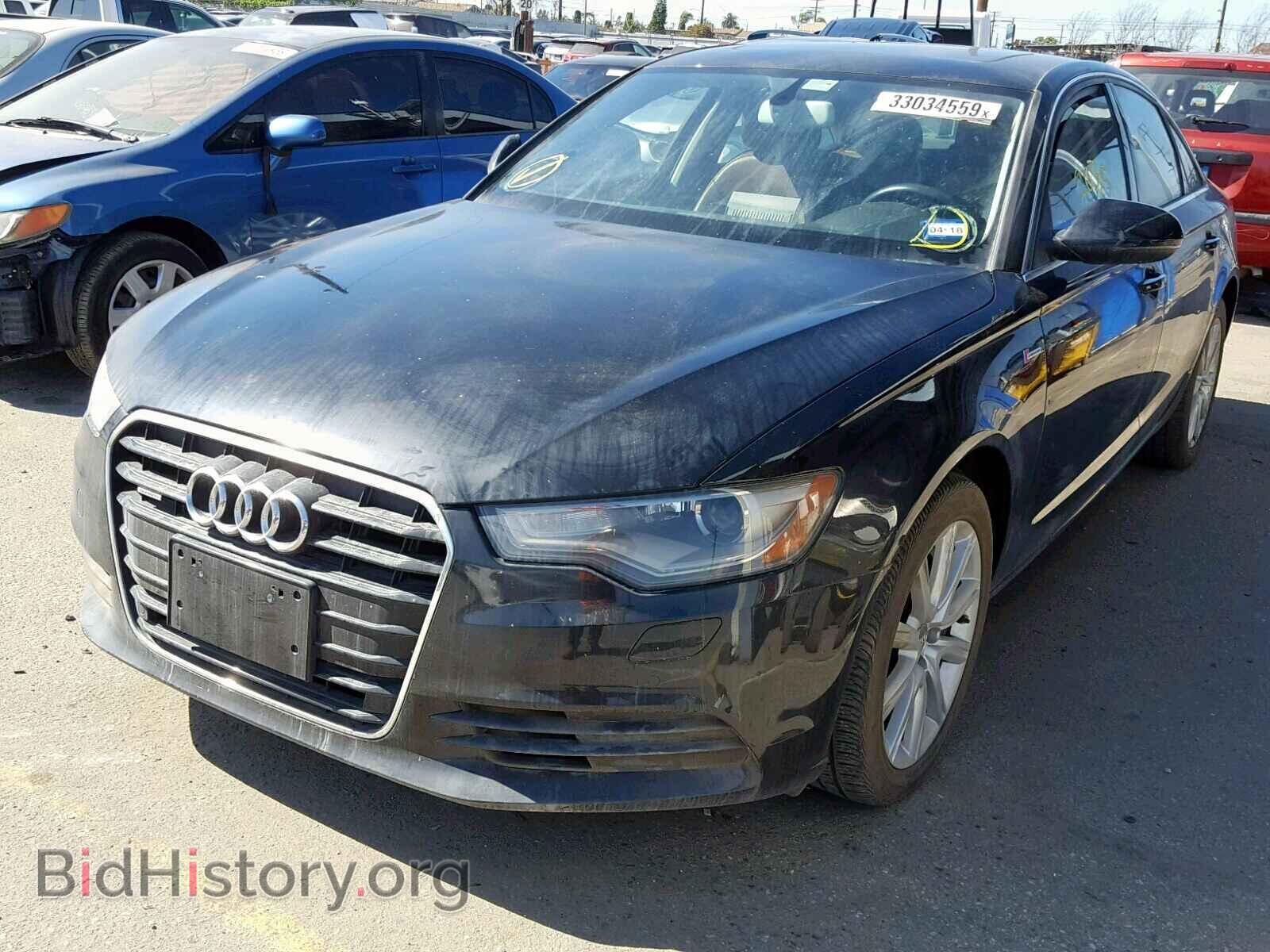 2014 AUDI A6 - VIN: WAUFGAFC4EN009711 - Фото 2