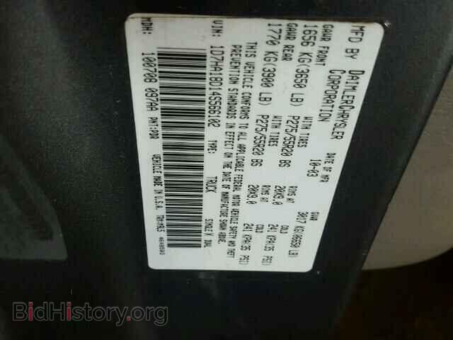 2004 DODGE RAM 1500 - VIN: 1D7HA18D14S566102 - Фото 10