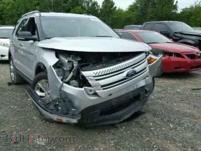 2013 Ford EXPLORER Explorer X, серебристый — VIN 1FM5K7D8XDGB33351, Copart