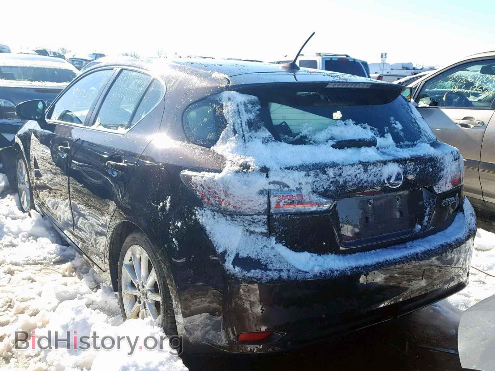 2012 LEXUS CT 200 - VIN: JTHKD5BHXC2093985 - Фото 3