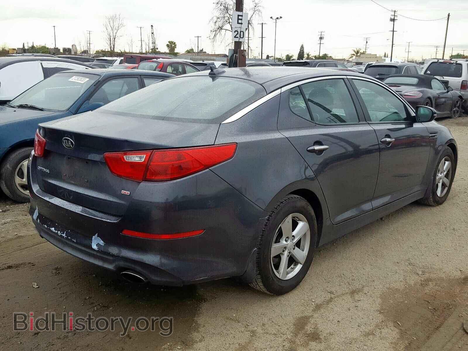 2015 KIA OPTIMA - VIN: KNAGM4A76F5621192 - Photo 4
