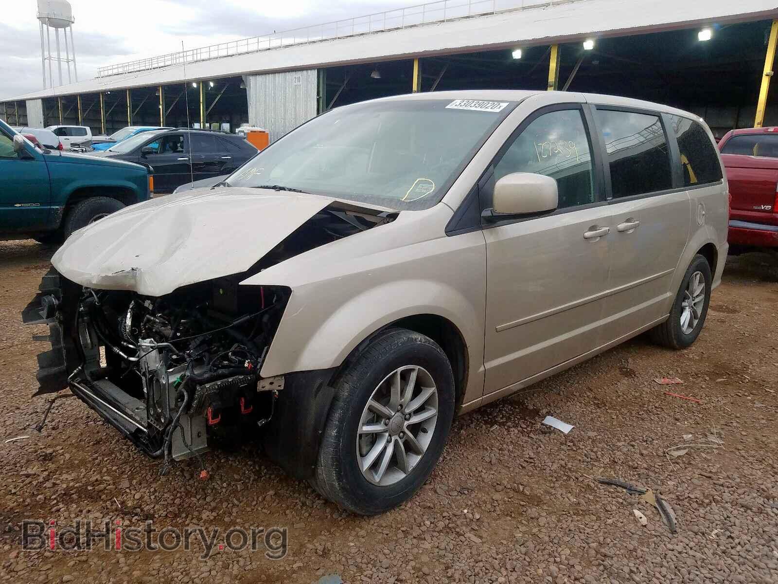2014 DODGE CARAVAN - VIN: 2C4RDGEGXER337623 - Фото 2