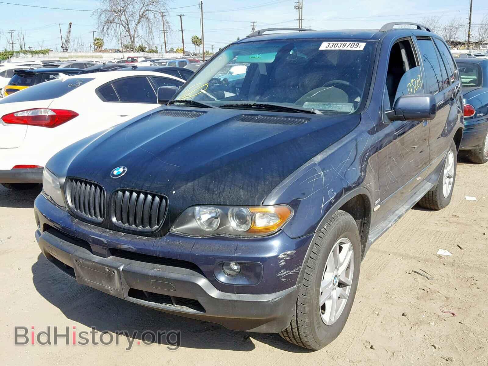 2005 BMW X5 - VIN: 5UXFA13515LY11749 - Фото 2