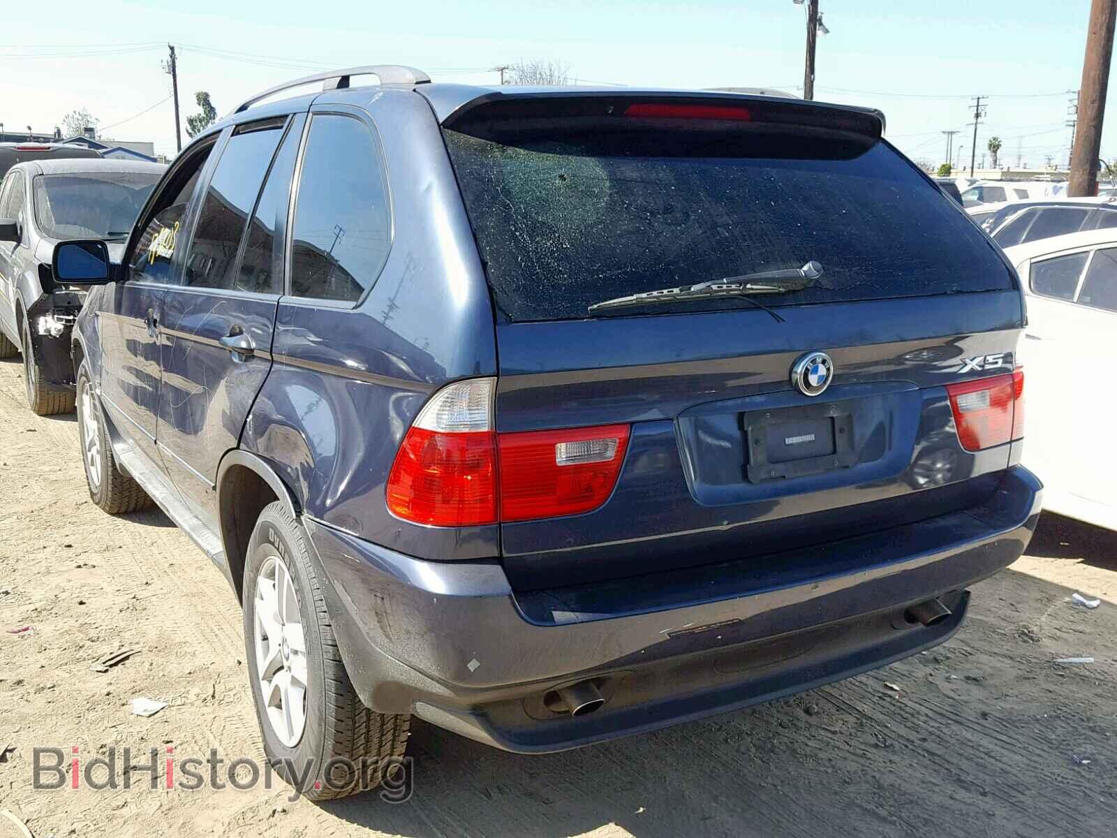 2005 BMW X5 - VIN: 5UXFA13515LY11749 - Фото 3