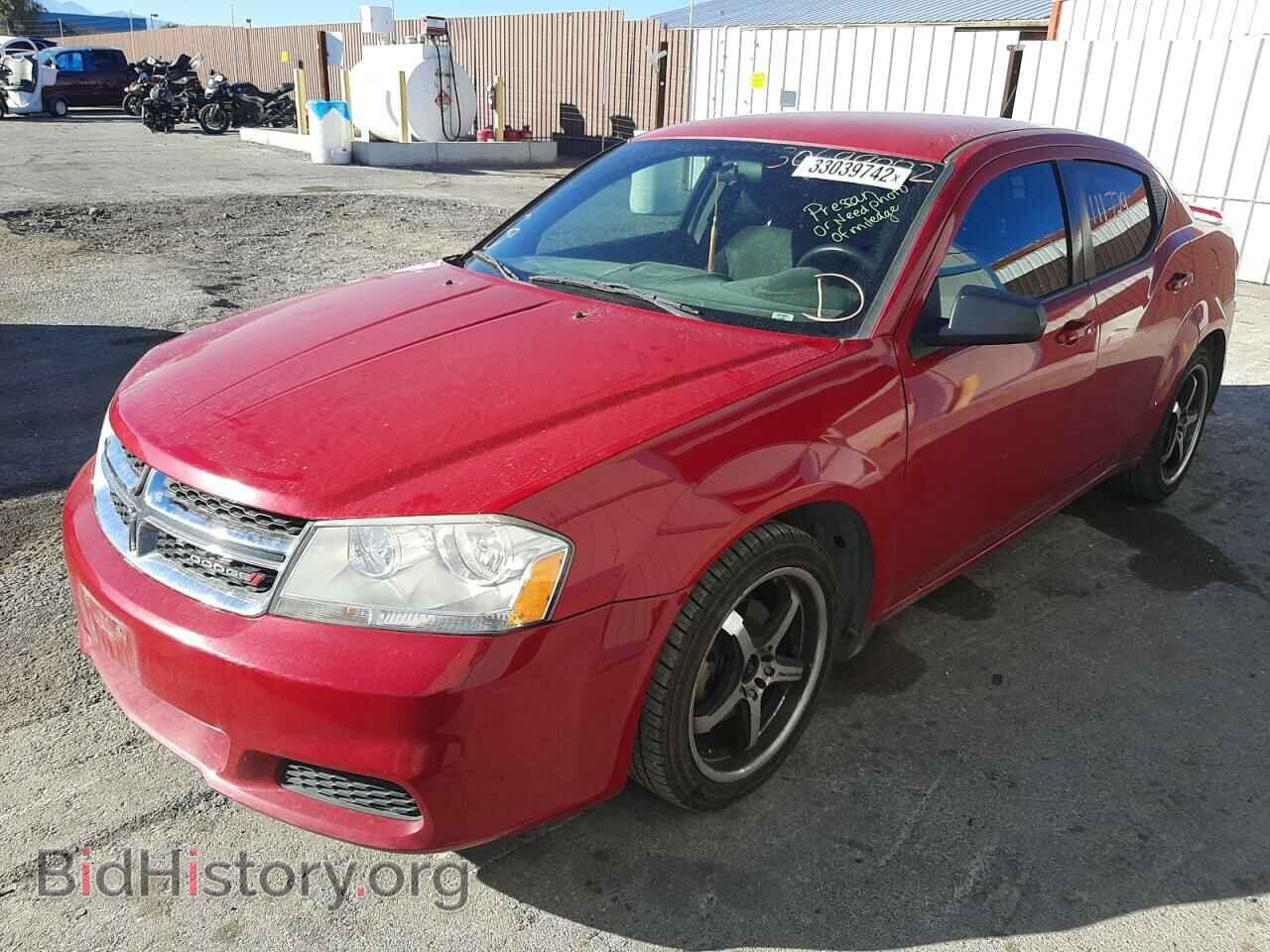 2014 DODGE AVENGER - VIN: 1C3CDZAB2EN140376 - Фото 2