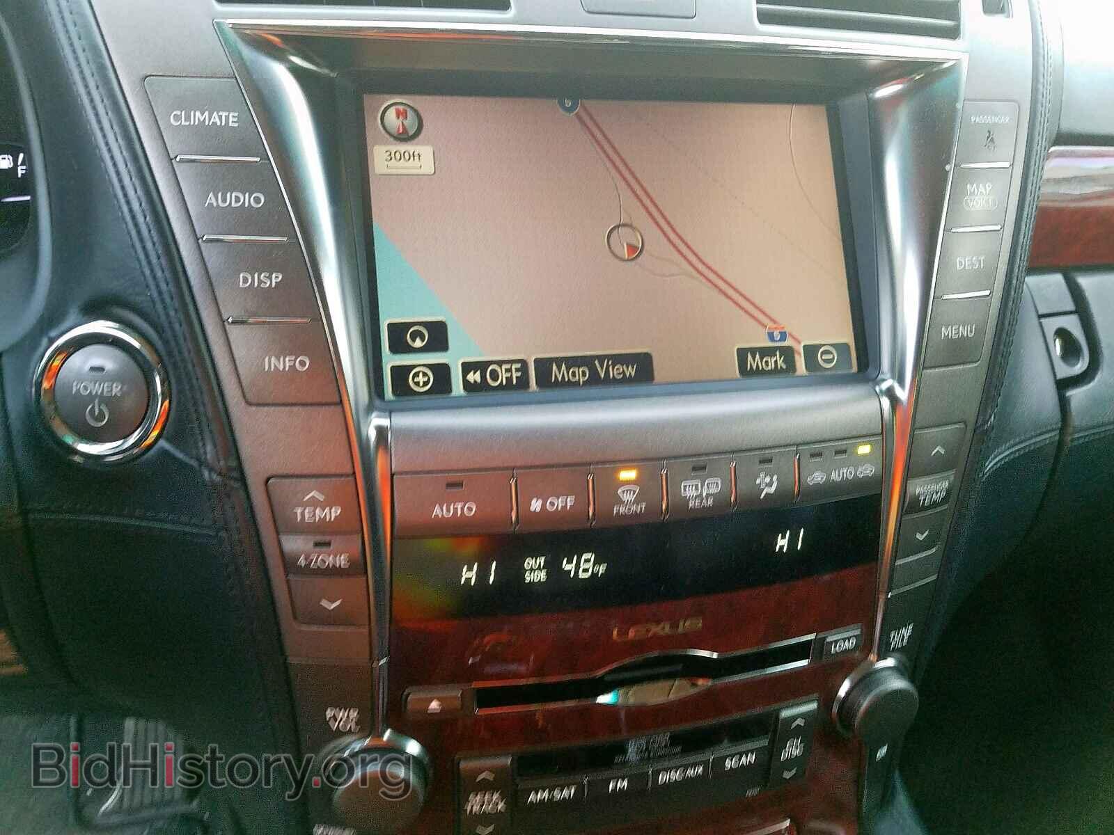 2008 LEXUS LS600 - VIN: JTHDU46F885002942 - Фото 9