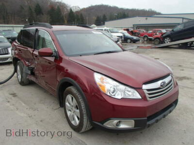 2011 Subaru OUTBACK Outback 2., темно-бордовый — VIN 4S4BRBCC8B3410610, Copart