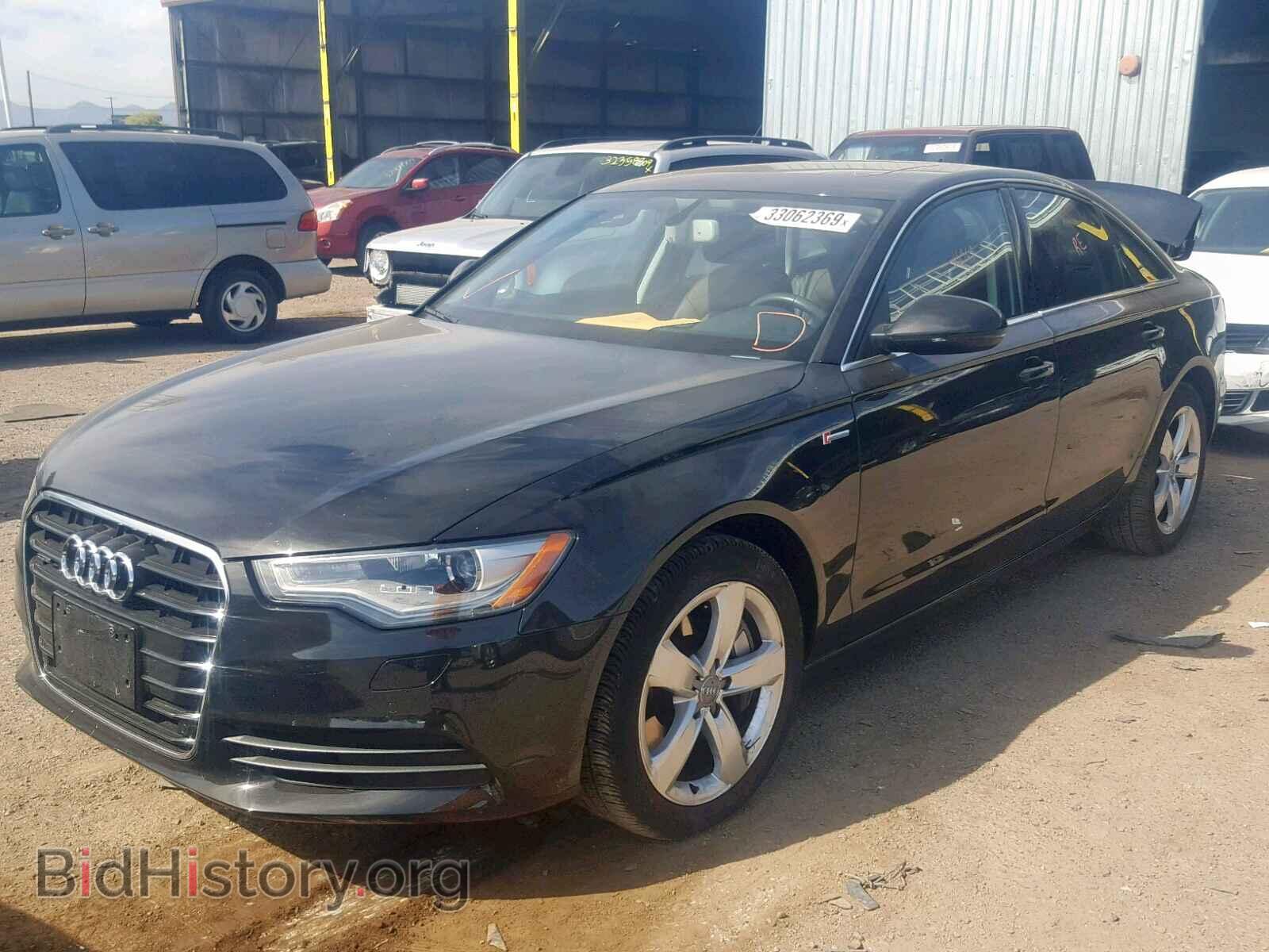 2012 AUDI A6 - VIN: WAUGGAFC5CN117840 - Фото 2