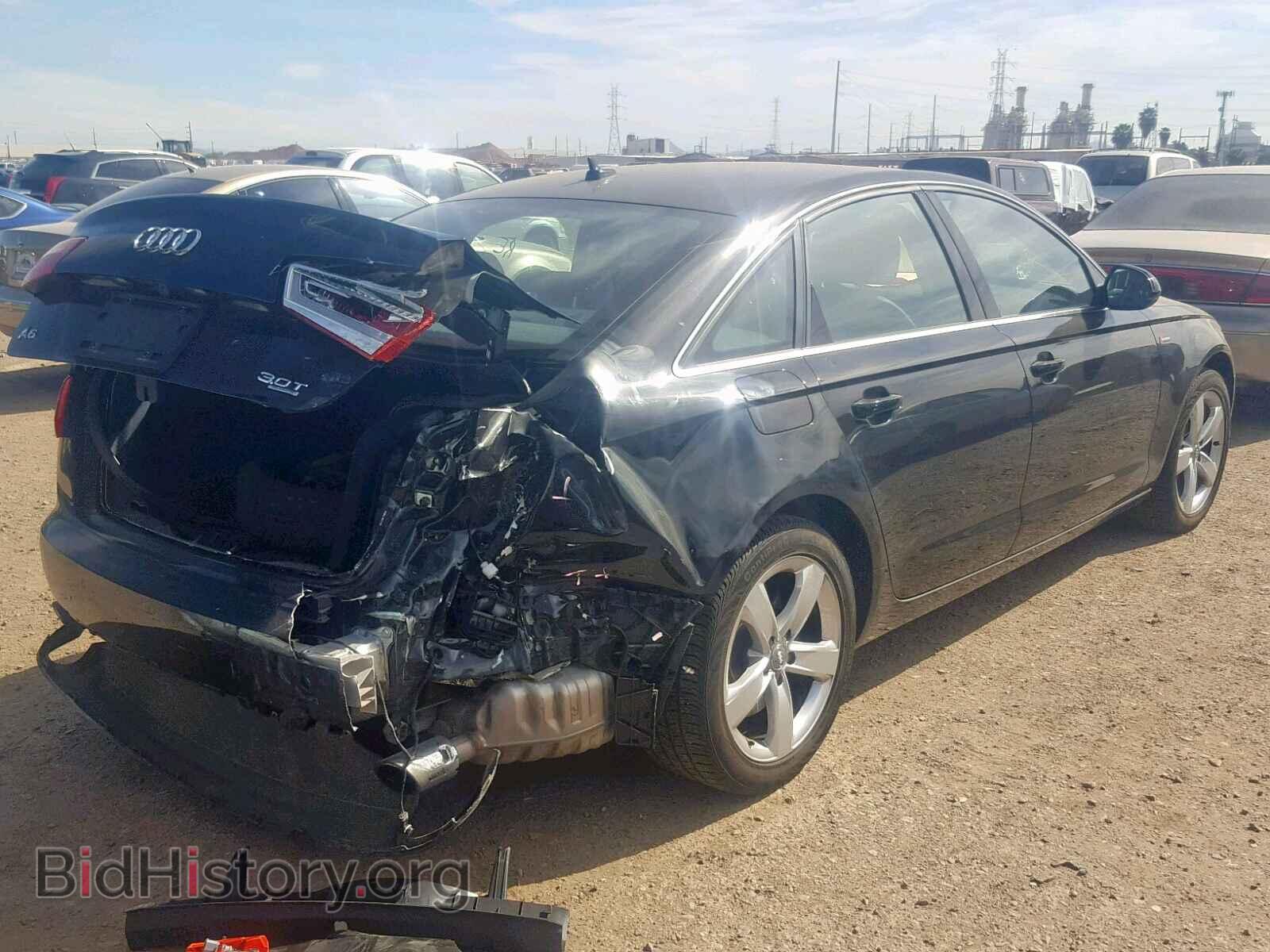 2012 AUDI A6 - VIN: WAUGGAFC5CN117840 - Фото 4
