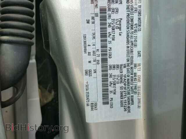 2014 FORD FOCUS - VIN: 1FADP3F27EL151226 - Photo 10