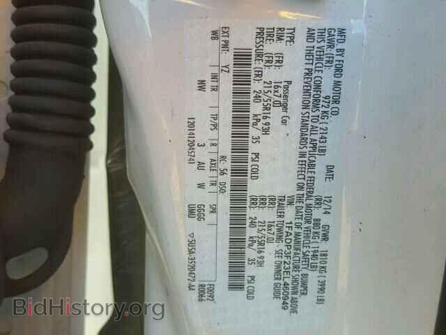 2014 FORD FOCUS - VIN: 1FADP3F23EL460949 - Фото 10