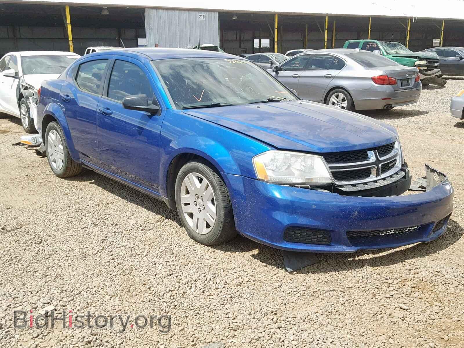 Photo 1C3CDZAB2EN188119 - DODGE AVENGER 2014