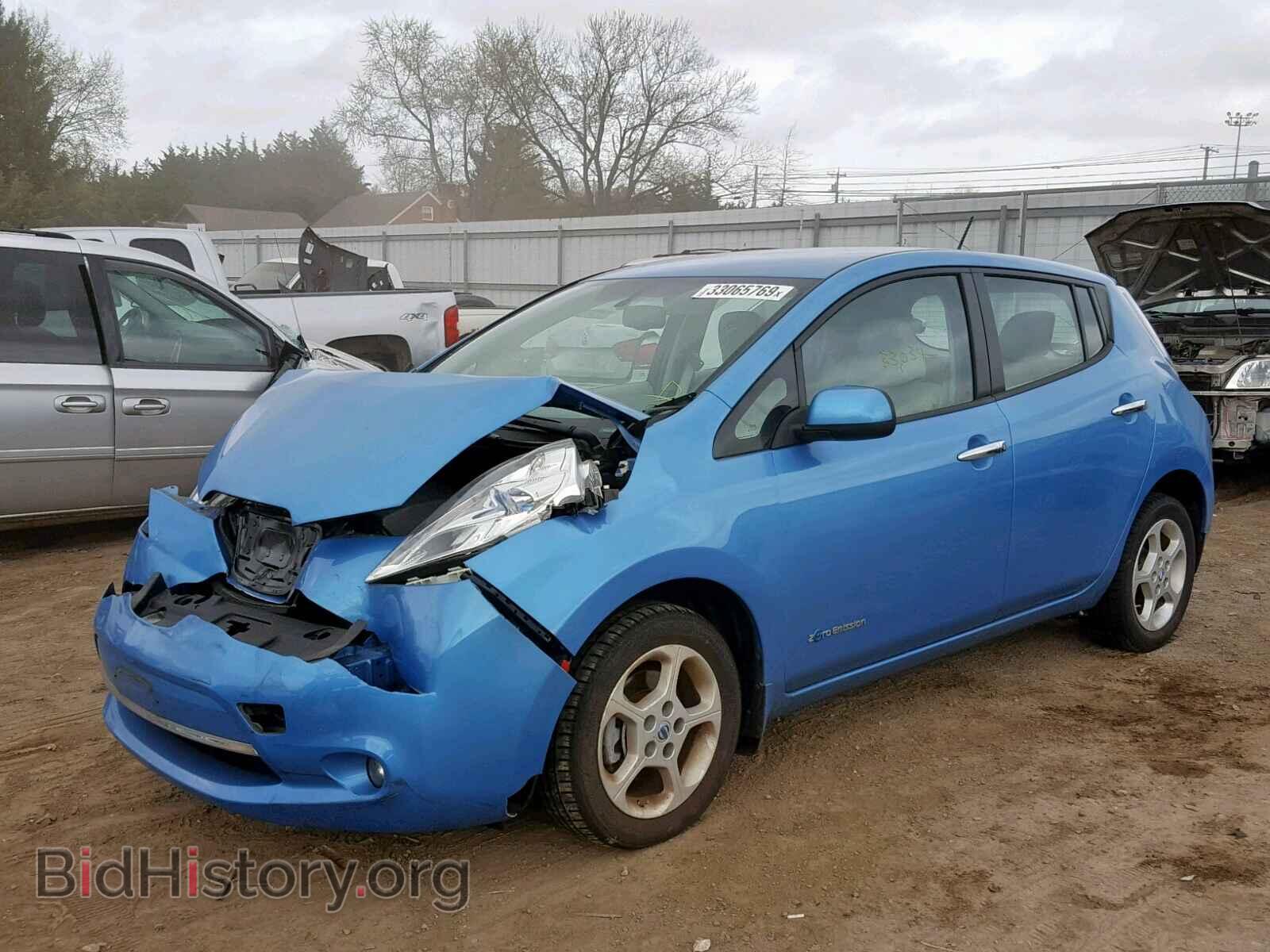 2013 NISSAN LEAF - VIN: 1N4AZ0CP0DC423366 - Фото 2