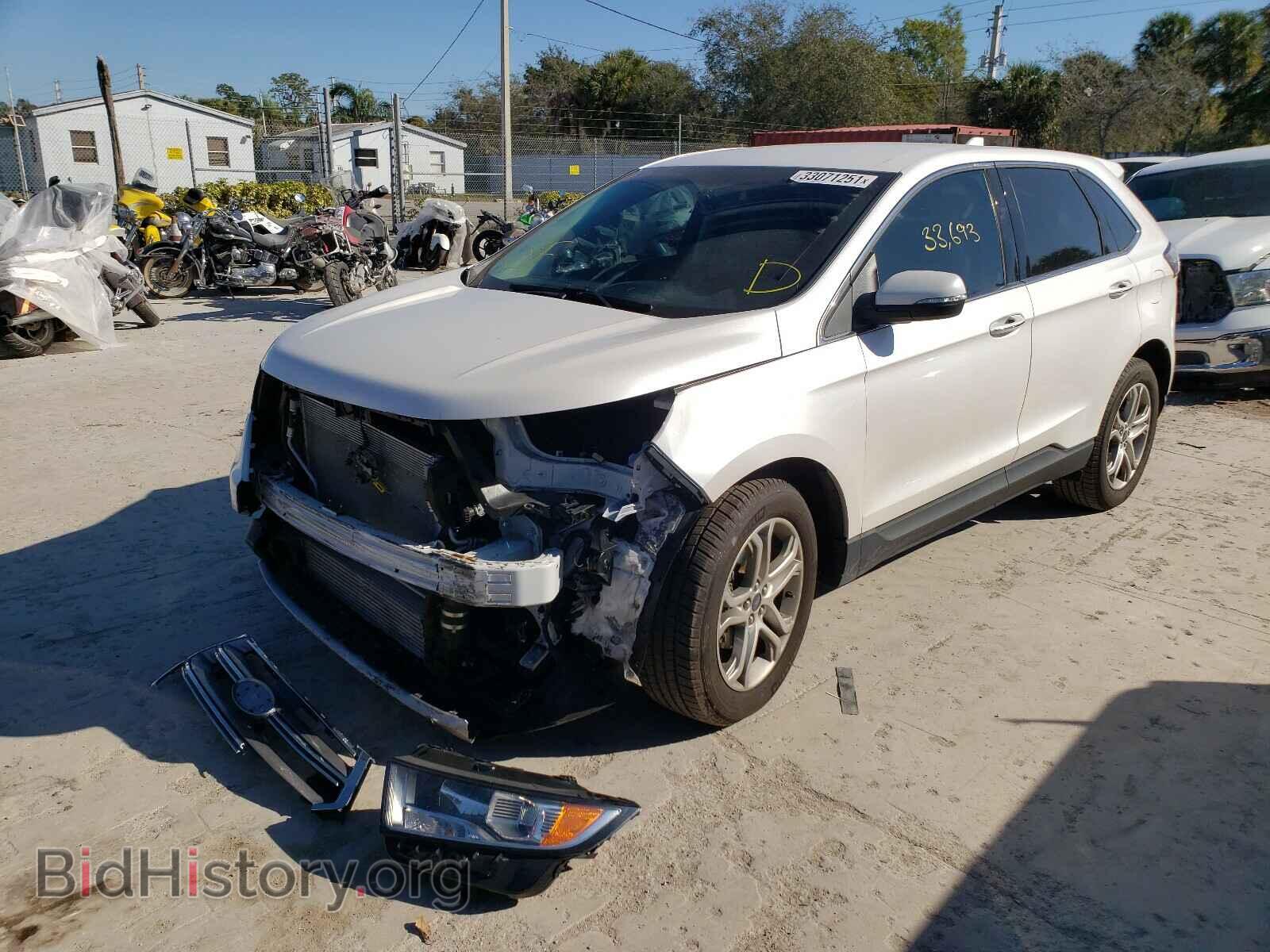 2016 FORD EDGE - VIN: 2FMPK3K93GBB48475 - Фото 2