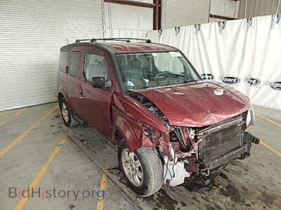2006 Honda ELEMENT Element EX, темно-бордовый — VIN 5J6YH18706L016591, Copart