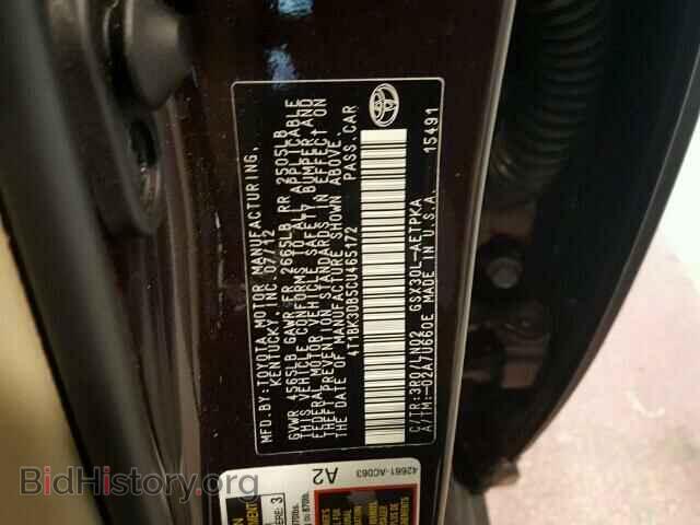 2012 TOYOTA AVALON - VIN: 4T1BK3DB5CU465172 - Фото 10