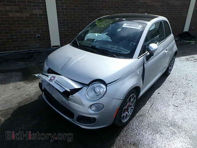 2012 FIAT 500 - VIN: 3C3CFFBR6CT125607 - Фото 2