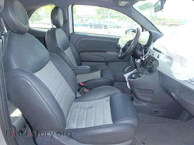 2012 FIAT 500 - VIN: 3C3CFFBR6CT125607 - Фото 5
