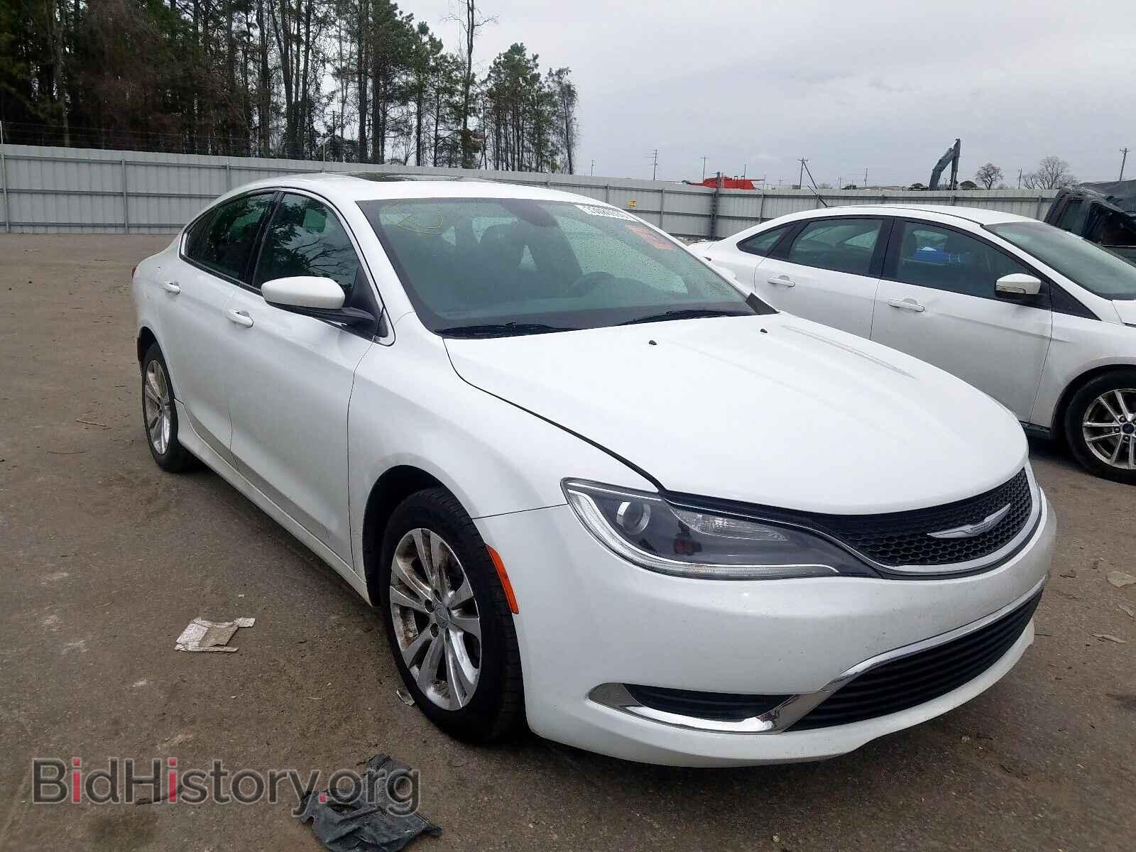 Фотография 1C3CCCAB5FN704510 - CHRYSLER 200 2015