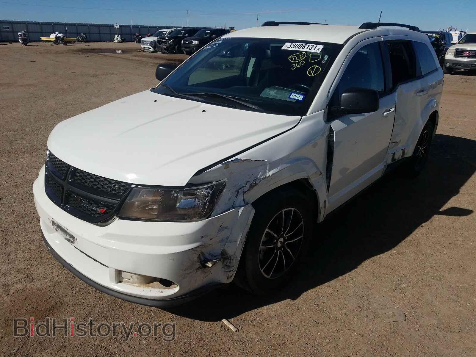 2018 DODGE JOURNEY - VIN: 3C4PDCAB0JT474829 - Фото 2