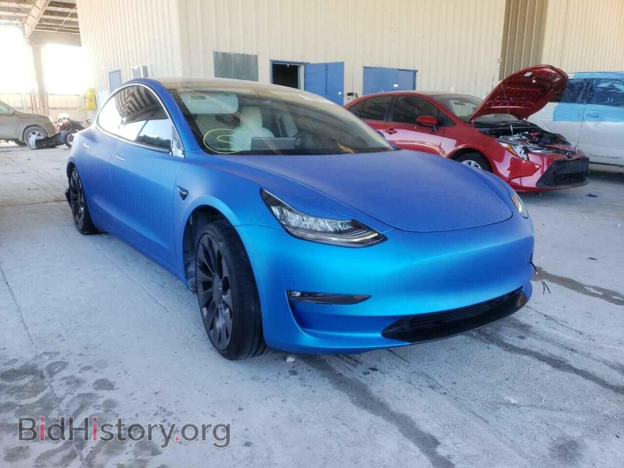 Photo 5YJ3E1EC0MF849771 - TESLA MODEL 3 2021