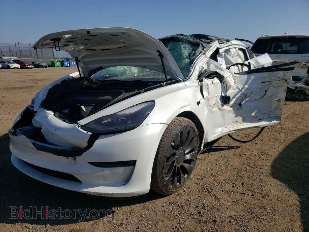2021 TESLA MODEL 3 - VIN: 5YJ3E1EC2MF099368 - Фото 2
