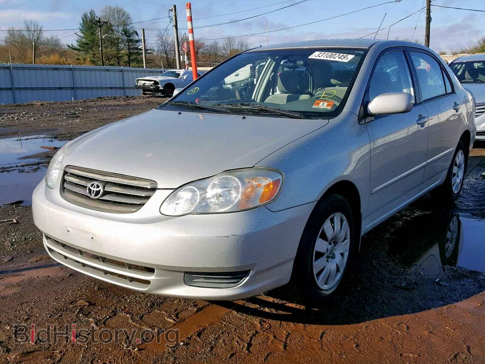 2003 TOYOTA COROLLA - VIN: 2T1BR38E83C022130 - Фото 2