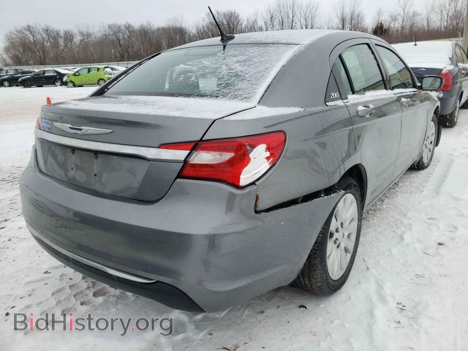 2012 CHRYSLER 200 - VIN: 1C3CCBAB7CN104691 - Фото 4