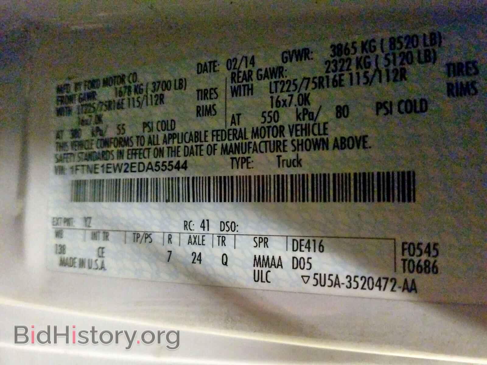 2014 FORD ECONOLINE - VIN: 1FTNE1EW2EDA55544 - Photo 10