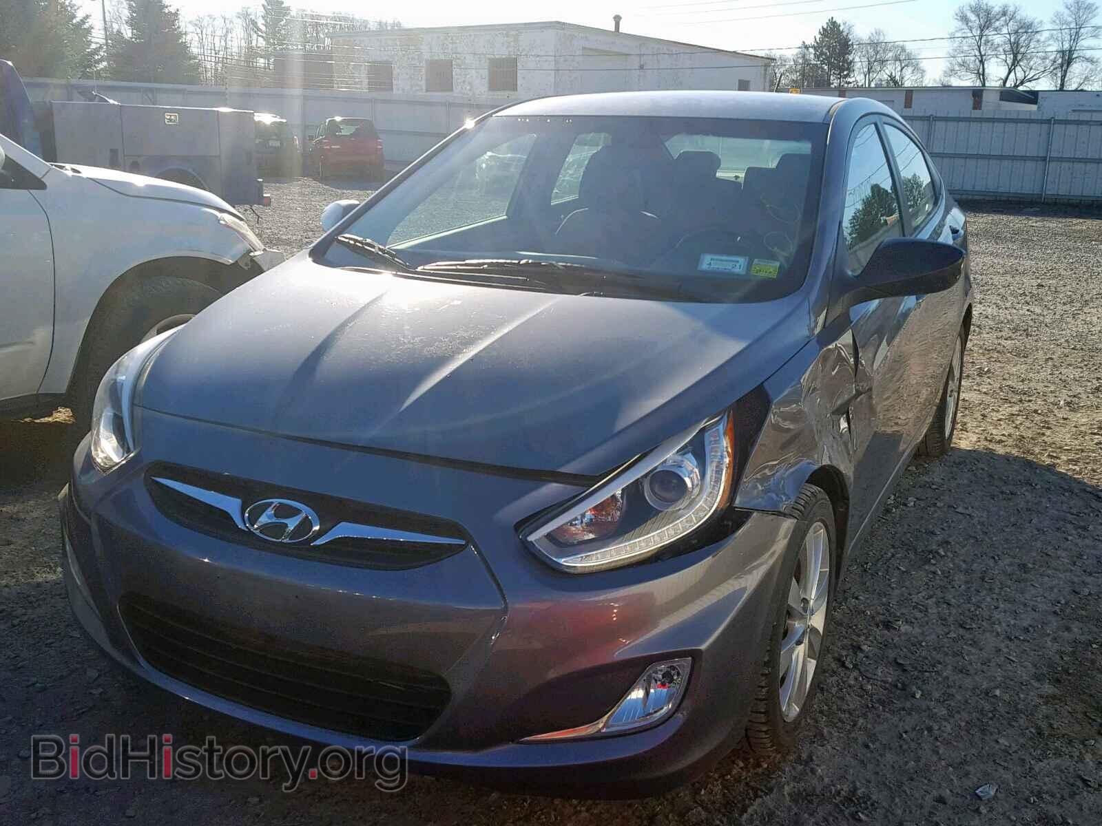 2014 HYUNDAI ACCENT - VIN: KMHCU4AE6EU617952 - Фото 2