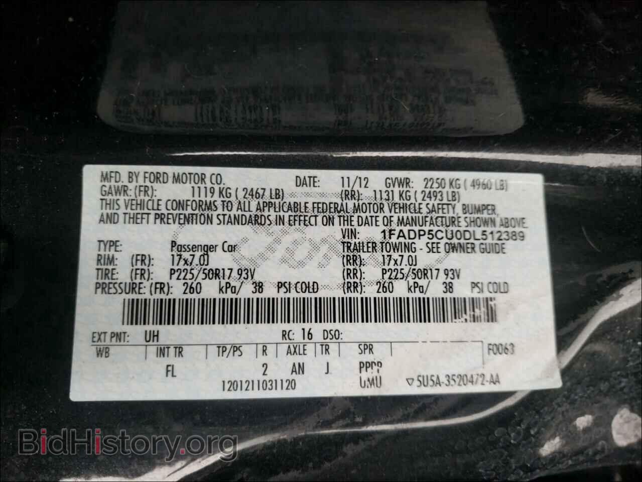 2013 FORD CMAX - VIN: 1FADP5CU0DL512389 - Photo 10