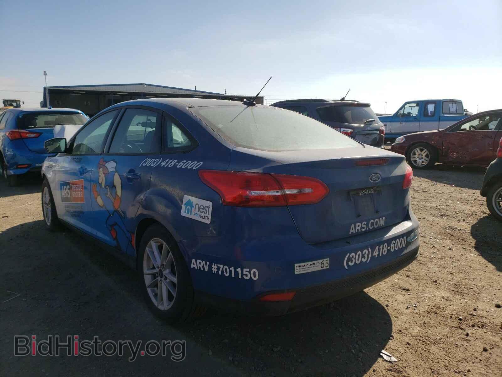 2015 FORD FOCUS - VIN: 1FADP3F2XFL248602 - Фото 3