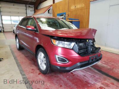 2016 Ford EDGE Edge SEL, red — VIN 2FMPK4J92GBB71544, Copart