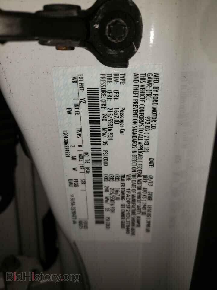 2013 FORD FOCUS - VIN: 1FADP3F21DL378460 - Фото 10