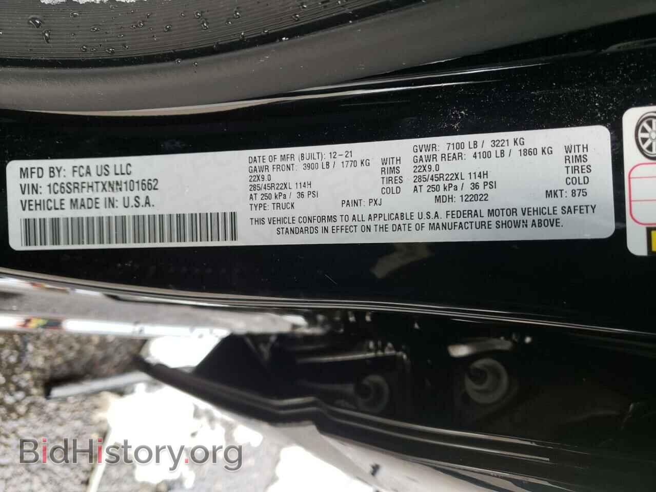 2022 RAM 1500 - VIN: 1C6SRFHTXNN101662 - Фото 10