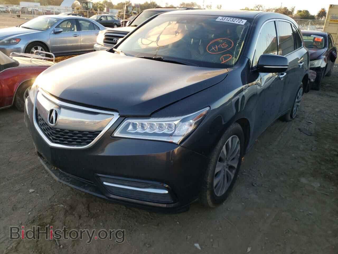 2016 ACURA MDX - VIN: 5FRYD4H40GB005912 - Фото 2