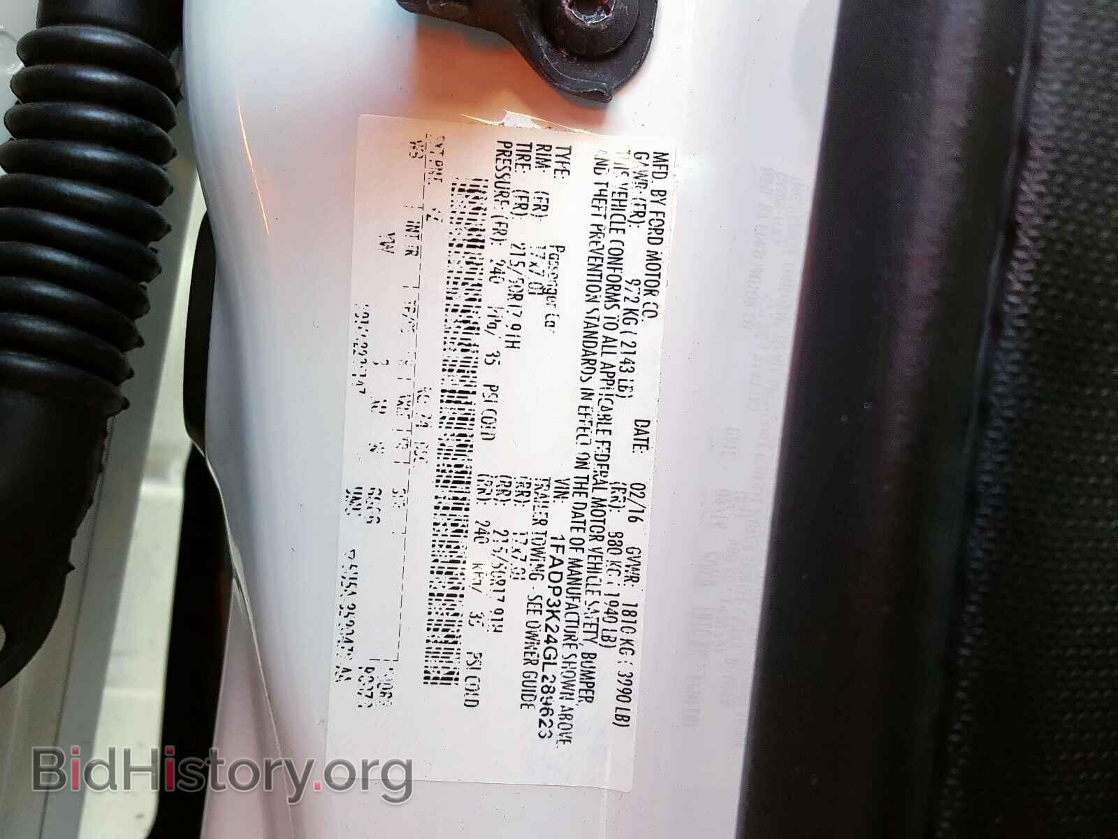 2016 FORD FOCUS - VIN: 1FADP3K24GL289623 - Фото 10