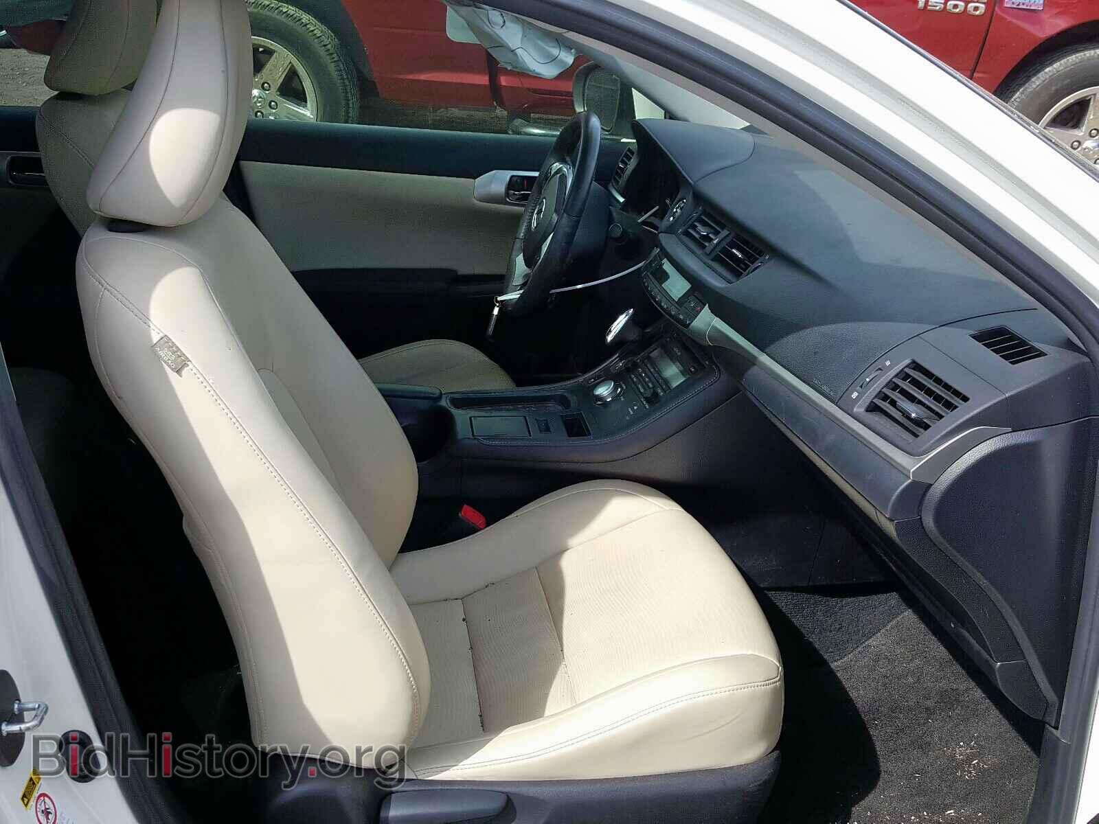 2013 LEXUS CT 200 - VIN: JTHKD5BH1D2170941 - Фото 5