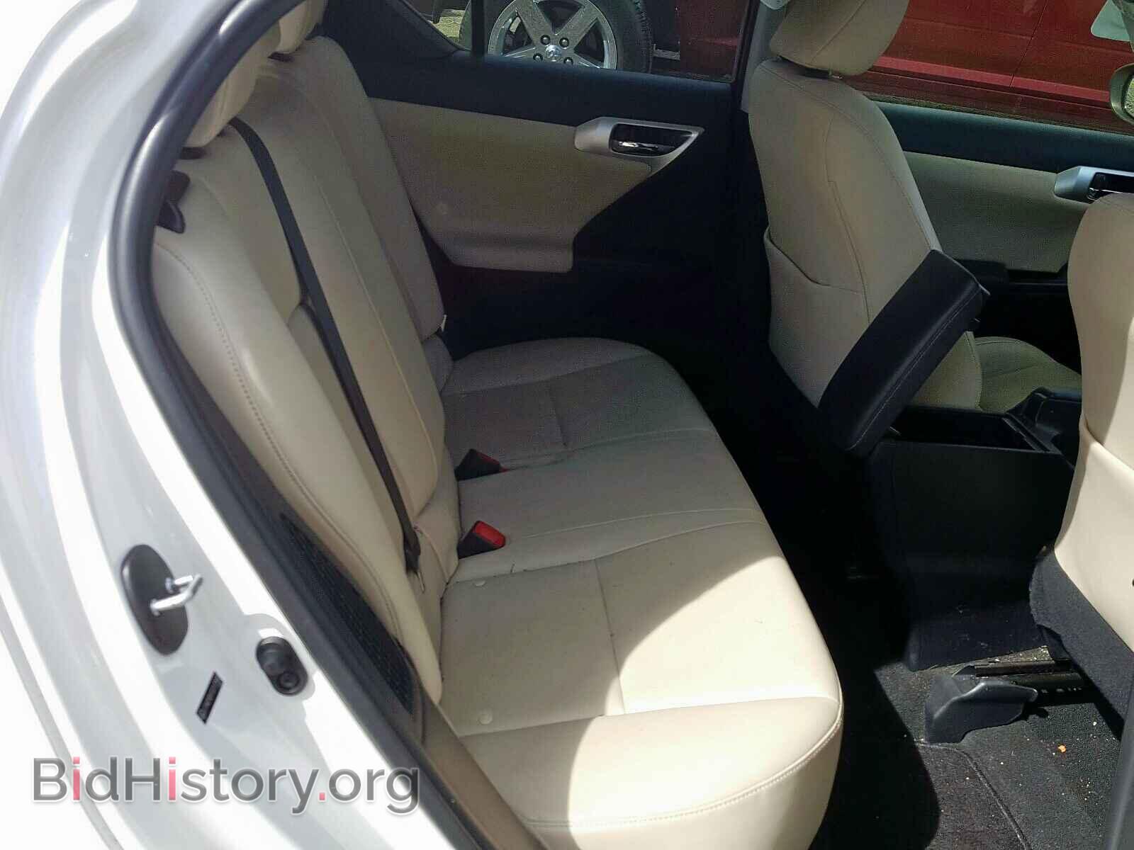 2013 LEXUS CT 200 - VIN: JTHKD5BH1D2170941 - Фото 6