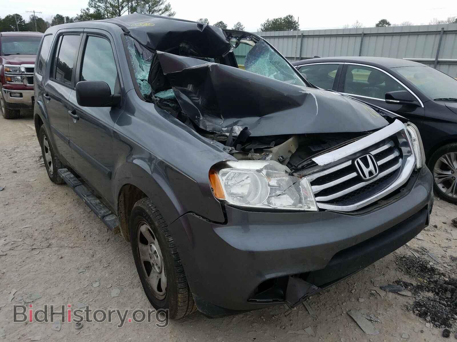 Photo 5FNYF3H23CB001691 - HONDA PILOT 2012