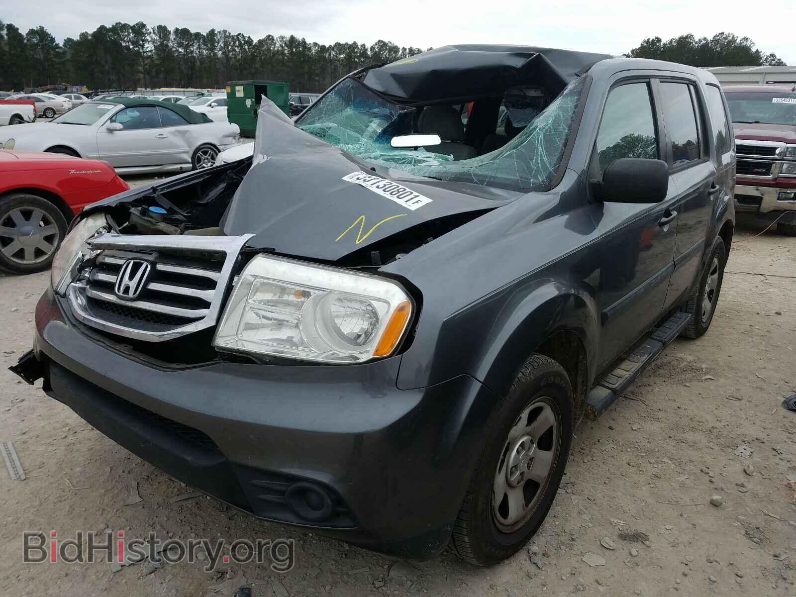 2012 HONDA PILOT - VIN: 5FNYF3H23CB001691 - Фото 2
