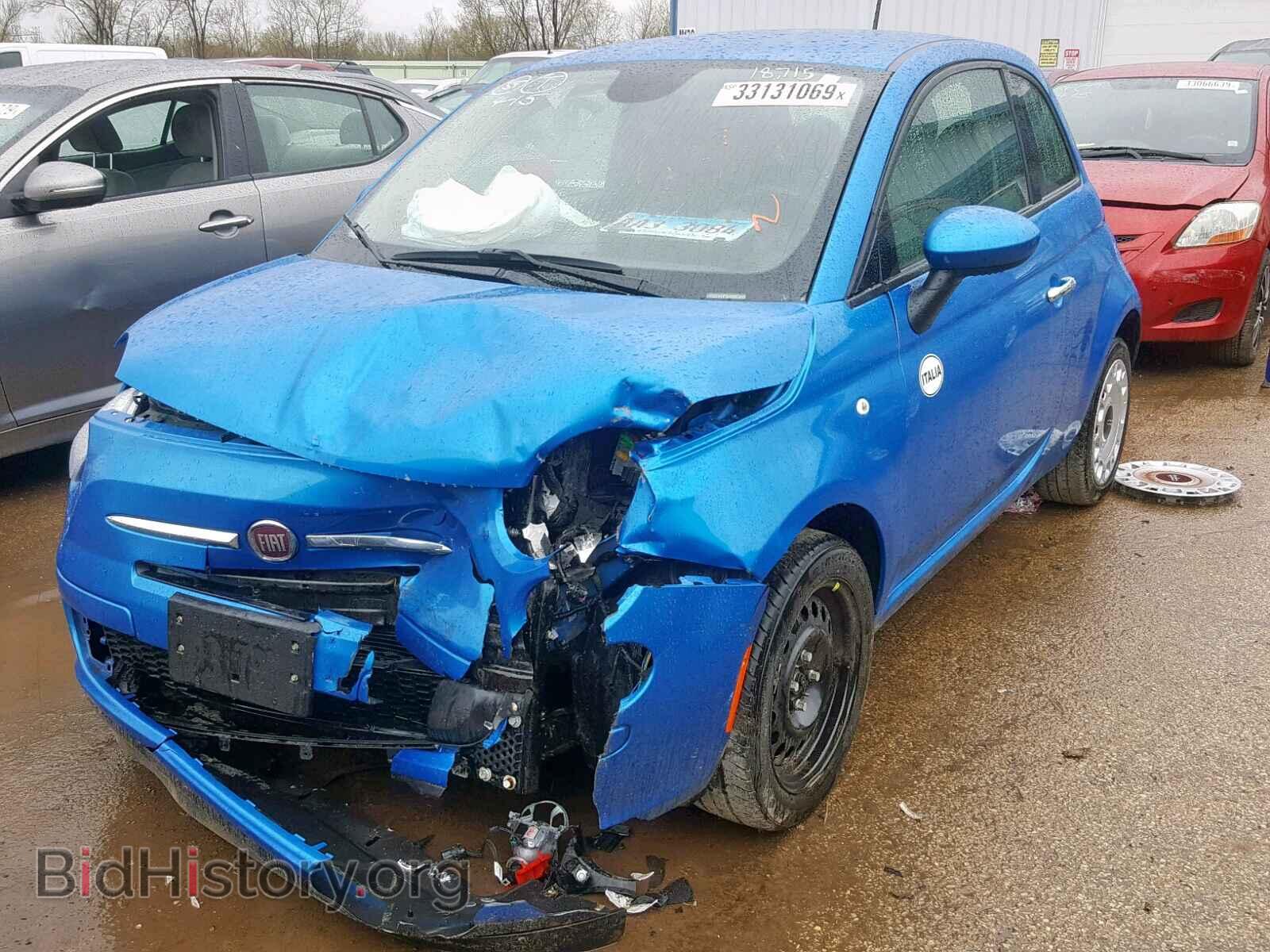 2015 FIAT 500 - VIN: 3C3CFFAR6FT625286 - Фото 2