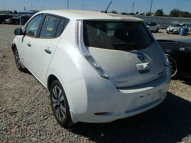 2015 NISSAN LEAF - VIN: 1N4AZ0CP3FC320249 - Фото 3