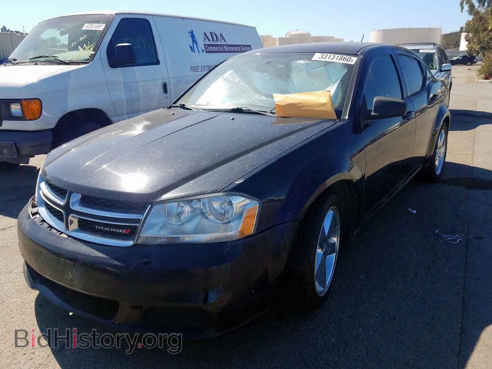 2012 DODGE AVENGER - VIN: 1C3CDZABXCN232350 - Фото 2