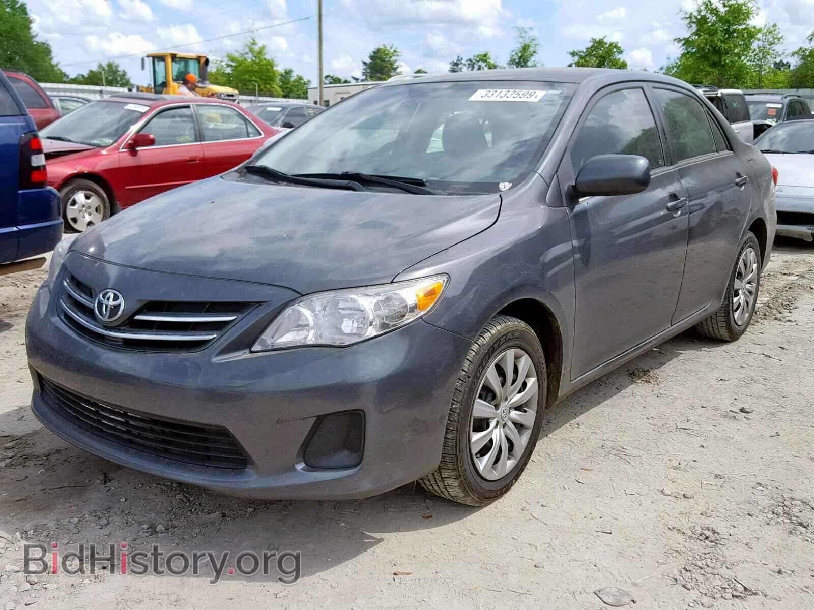 2013 TOYOTA COROLLA BA - VIN: 2T1BU4EE2DC100590 - Фото 2