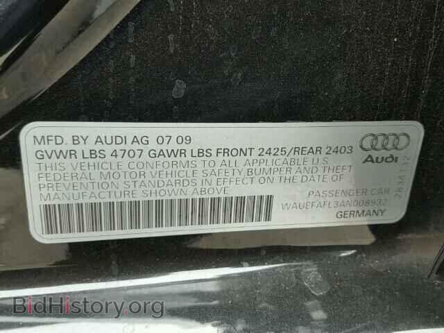 2010 AUDI A4 - VIN: WAUEFAFL3AN008932 - Фото 10