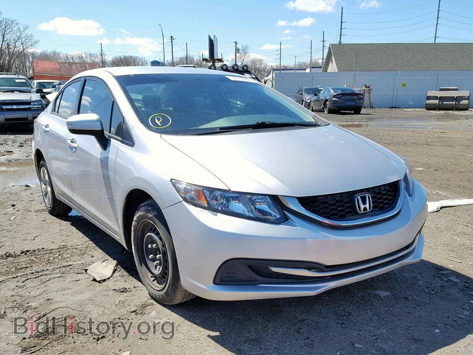 Фотография 19XFB2F56EE080356 - HONDA CIVIC LX 2014