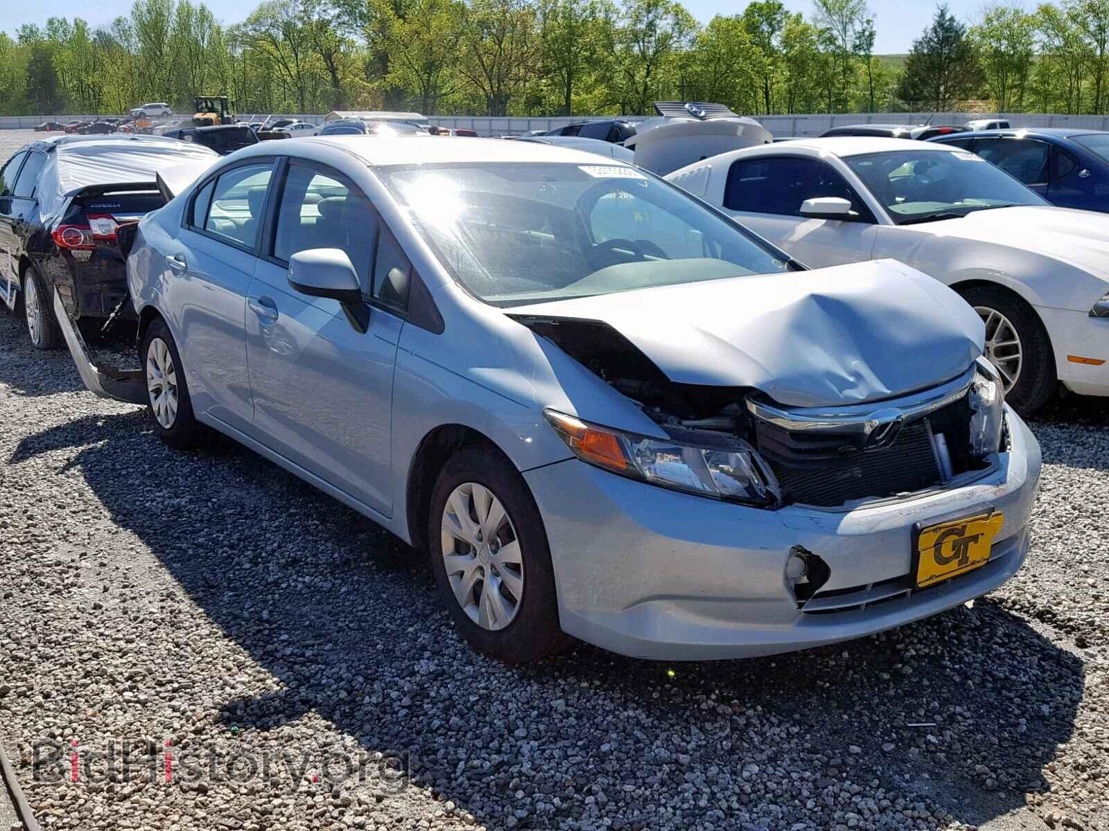 Фотография 19XFB2F56CE080077 - HONDA CIVIC LX 2012